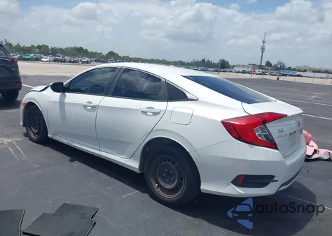 2020 Honda Civic Lx из США, поврежденный, VIN 2HGFC2F62LH521005